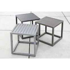 Stern Robin Beistelltisch 40x40 Cm Aluminium Anthrazit -Garten Grill Geschäft 926093 2