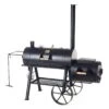 Joes BBQ 16" Reverse Flow Smoker 195x85x180cm Stahl Schwarz -Garten Grill Geschäft 996042 1