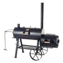 Joes BBQ 16" Reverse Flow Smoker 195x85x180cm Stahl Schwarz
