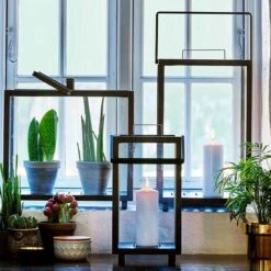 Cane-Line Lighthouse Laterne 23x23x42 Cm Aluminium Lava Grey -Garten Grill Geschäft cane line lighthouse laterne 23x23x42 cm aluminium 1463718 7