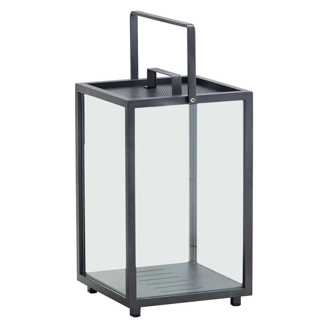 Cane-Line Lighthouse Laterne 33x33x54 Cm Aluminium Lava Grey 4 Cane-Line Lighthouse Laterne 33x33x54 Cm Aluminium Lava Grey – Bild 2