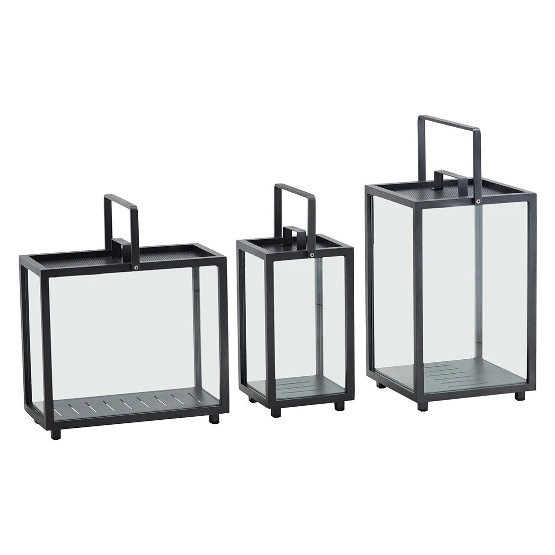 Cane-Line Lighthouse Laterne 33x33x54 Cm Aluminium Lava Grey 5 Cane-Line Lighthouse Laterne 33x33x54 Cm Aluminium Lava Grey – Bild 3