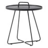 Cane-Line On-the-move Beistelltisch Ø44x54 Cm Aluminium Black -Garten Grill Geschäft cane line on the move beistelltisch durchm44x54 cm aluminium 1464268 1