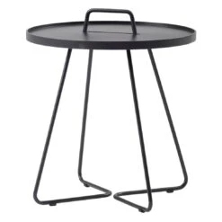Cane-Line On-the-move Beistelltisch Ø44x54 Cm Aluminium Black
