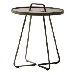 Cane-Line On-the-move Beistelltisch Ø44x54 Cm Aluminium Taupe
