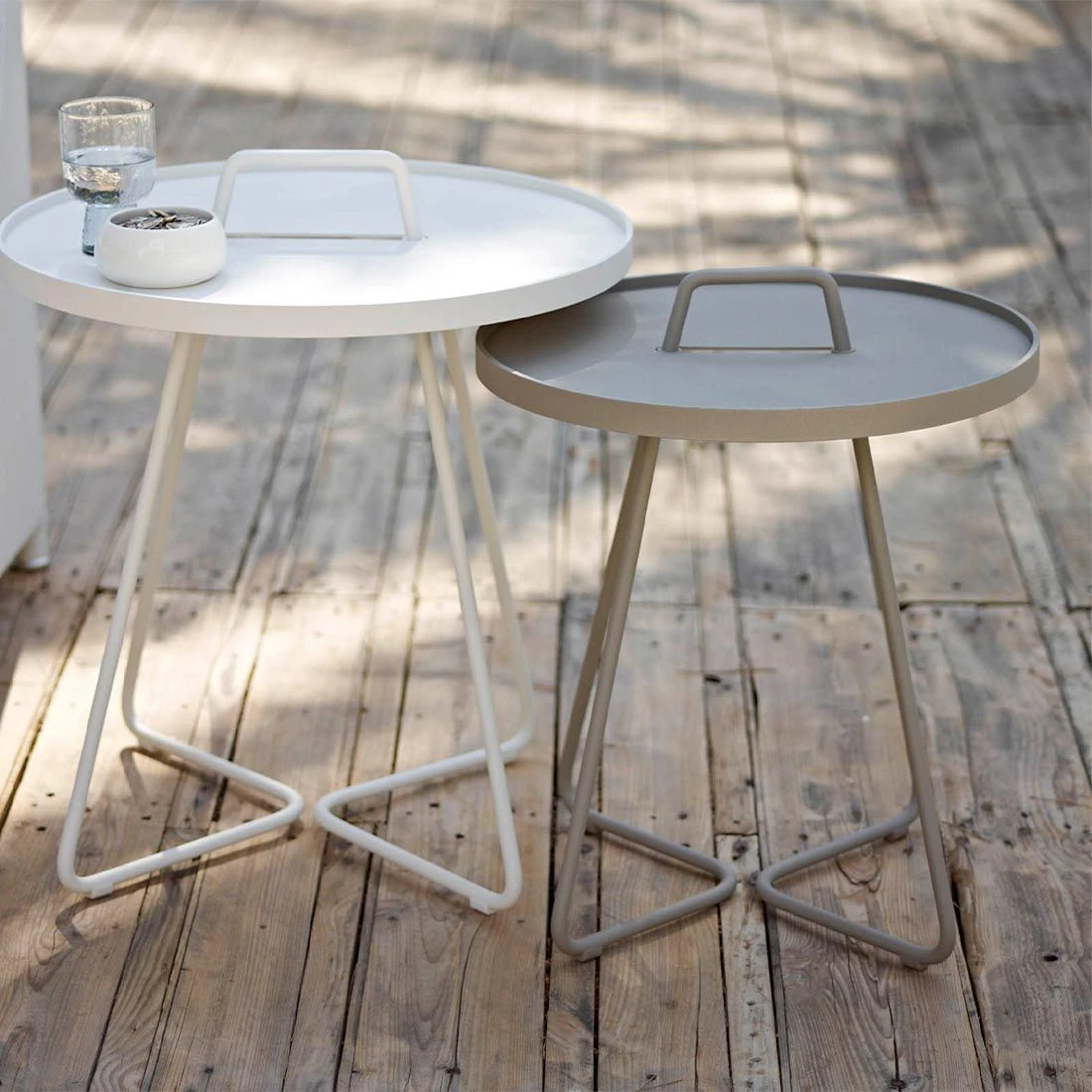 Cane-Line On-the-move Beistelltisch Ø44x54 Cm Aluminium Taupe 4 Cane-Line On-the-move Beistelltisch Ø44x54 Cm Aluminium Taupe – Bild 2