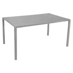 Cane-Line Pure Gartentisch 150x90cm Aluminium/Keramik Light Grey/Concrete Grey