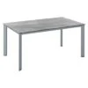 Kettler Edge Gartentisch 160x95cm Aluminium/HPL Silber/Silbergrau