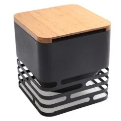 Höfats CUBE Auflagebrett Aus Bambusholz Zu Feuerkorb Cube Braun -Garten Grill Geschäft hofats auflagebrett fur cube 3