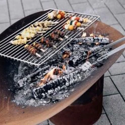 Höfats ELLIPSE Grillrost Edelstahl Silber -Garten Grill Geschäft hofats ellipse grillrost edelstahl 1062042 4