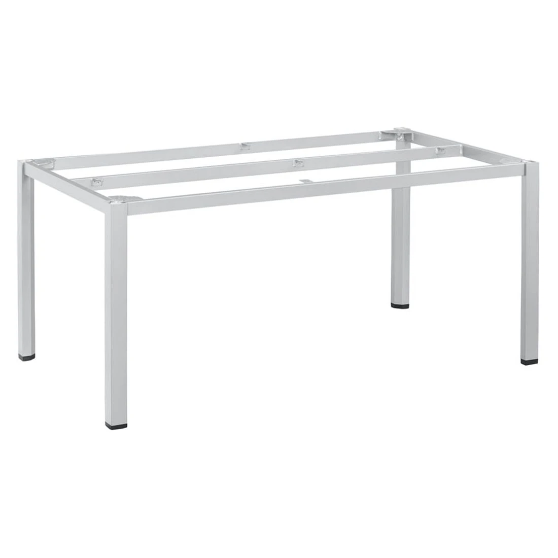 Kettler Cubic Gartentisch 220x95cm Aluminium/HPL Silber/Kalksandstein 5 Kettler Cubic Gartentisch 220x95cm Aluminium/HPL Silber/Kalksandstein – Bild 3