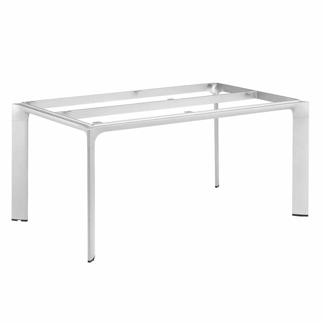 Kettler Diamond Gartentisch 160x95cm Aluminium/HPL Silber/Anthrazit 4 Kettler Diamond Gartentisch 160x95cm Aluminium/HPL Silber/Anthrazit – Bild 2