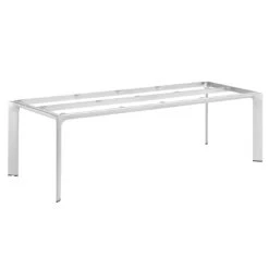 Kettler Diamond Gartentisch-Gestell 220x95 Cm Aluminium Silber -Garten Grill Geschäft kettler diamond tischgestell 220x95 cm edelstahl silber 1183658 1