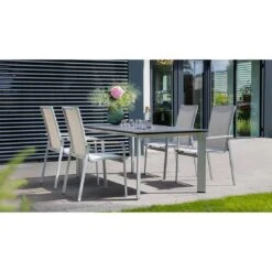 Kettler Diamond Gartentisch-Gestell 220x95 Cm Aluminium Silber -Garten Grill Geschäft kettler diamond tischgestell 220x95 cm edelstahl silber 1183658 5