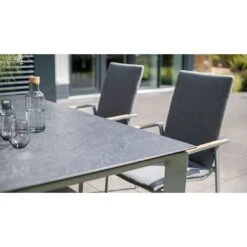 Kettler Gartentisch-Platte 160x95 Cm HPL Jura Anthrazit -Garten Grill Geschäft kettler tischplatte 160x95 cm hpl 1370130 3 1