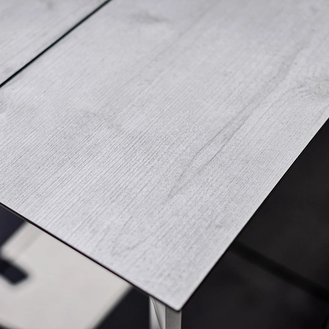 Kettler Gartentisch-Platte 220x95 Cm HPL Grau Mit Fräsung 4 Kettler Gartentisch-Platte 220x95 Cm HPL Grau Mit Fräsung – Bild 2