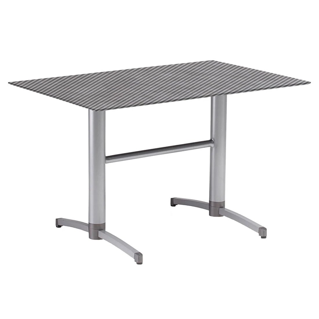 Kettler Tube Gartentisch-Gestell 120x80cm Aluminium Silber 3 Kettler Tube Gartentisch-Gestell 120x80cm Aluminium Silber