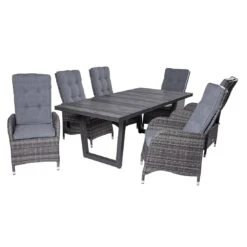 LC Garden Bailado Gartentisch 200x100cm Aluminium/Keramik Anthrazit/Holzoptik Dunkelgrau -Garten Grill Geschäft lc garden bailado gartentisch 200x100cm aluminium keramik 1345391 6