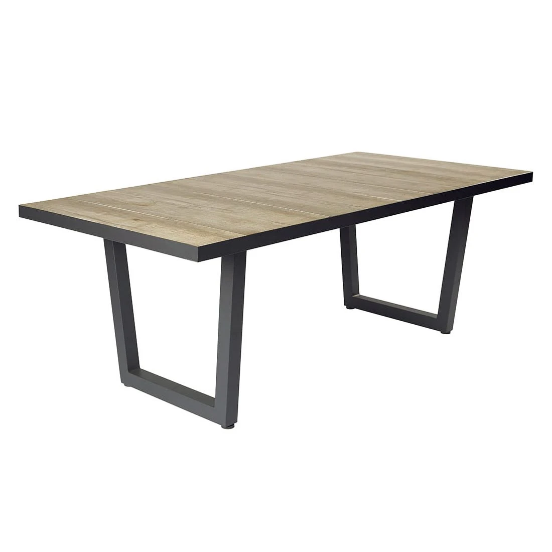 LC Garden Bailado Gartentisch 200x100cm Aluminium/Keramik Anthrazit/Holzoptik-Braun 3 LC Garden Bailado Gartentisch 200x100cm Aluminium/Keramik Anthrazit/Holzoptik-Braun