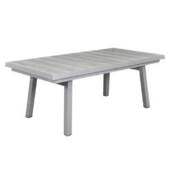 LC Garden Nizza Ausziehtisch 200/260x100x75cm Aluminium/Keramik Silber/Easy Grey