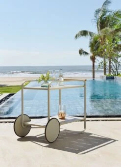 LifestyleGarden Portals Servierwagen Aluminium Korallensand-Matt -Garten Grill Geschäft lifestylegarden portals servierwagen aluminium korallensand matt 1282977 7