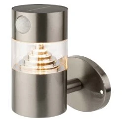 Lumineo Solar Außenwandbeleuchtung 11x12,2x16cm Silber