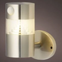 Lumineo Solar Außenwandbeleuchtung 11x12,2x16cm Silber -Garten Grill Geschäft lumineo solar wandleuchte 11x12 2x16cm 1397696 4