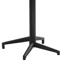 Musterring Italien Gartentisch Ø95x75cm Edelstahl/HPL Schwarz/Beton -Garten Grill Geschäft musterring italien bistrotisch durchm95x75cm edelstahl hpl 1472639 2