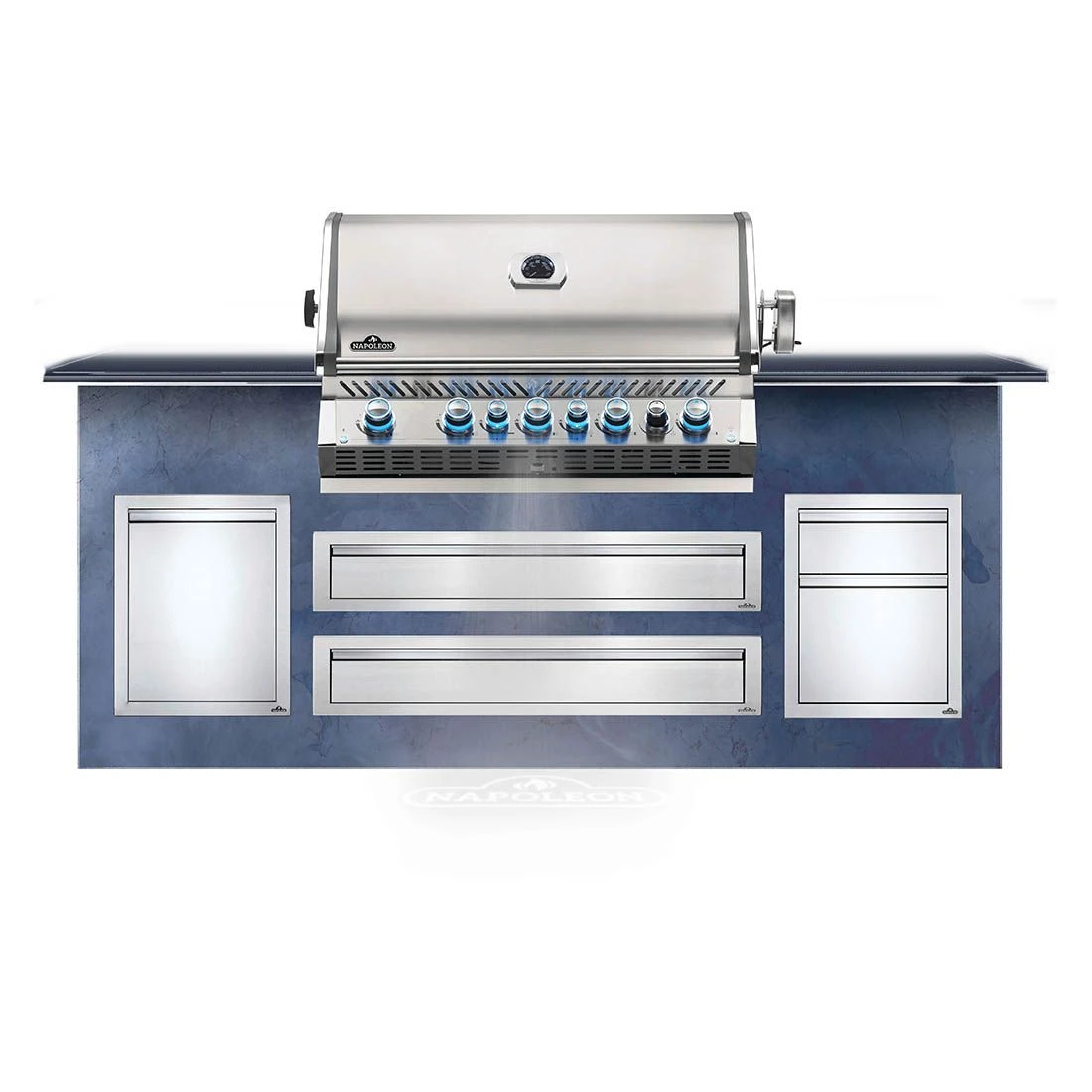 Napoleon Prestige Pro 665 Einbaugasgrill Inkl. Drehspieß Edelstahl 12 Napoleon Prestige Pro 665 Einbaugasgrill Inkl. Drehspieß Edelstahl – Bild 10