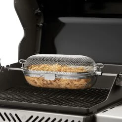 Napoleon Drehspieß Grillkorb Edelstahl -Garten Grill Geschäft napoleon rotisserie grillkorb edelstahl edelstahl 1030923 2