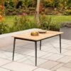 Niehoff Luna Gartentisch Aluminium/Teak Anthrazit/Natur 1 Niehoff Luna Gartentisch Aluminium/Teak Anthrazit/Natur -Garten Grill Geschäft niehoff luna gartentisch 160x95cm aluminium teak 1352035 1