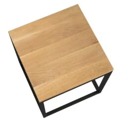 OUTLIV. Flora Beistelltisch 40x41x42cm Stahl/Wildeiche Schwarz/Wildeiche -Garten Grill Geschäft outliv by detlef steves flora beistelltisch 40x41x42cm stahl wildeiche 1354136 3