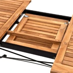OUTLIV. Lindau Klapptisch 110/150x90x75 Cm Stahl/Teak Dunkelgrau -Garten Grill Geschäft outliv lindau klapptisch 110 150x90x75 cm stahl teak 1346161 10