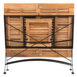 OUTLIV. Lindau Klapptisch 110/150x90x75 Cm Stahl/Teak Dunkelgrau -Garten Grill Geschäft outliv lindau klapptisch 110 150x90x75 cm stahl teak 1346161 12