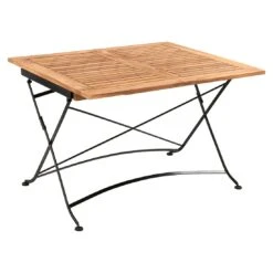 OUTLIV. Lindau Klapptisch 110/150x90x75 Cm Stahl/Teak Dunkelgrau -Garten Grill Geschäft outliv lindau klapptisch 110 150x90x75 cm stahl teak 1346161 6