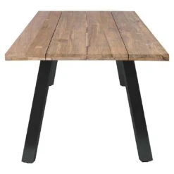 OUTLIV. Ohio Gartentisch 160x90cm Edelstahl/Teak Recycelt Charcoal/Teak Recycelt -Garten Grill Geschäft outliv ohio gartentisch 160x90cm edelstahl teak recycelt 1347283 3