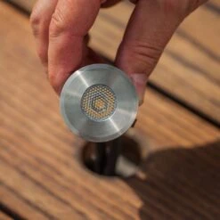 OUTLIV. Smart Light Starter-Set "3 Decklights Mit Transformator" Schwarz/Silber -Garten Grill Geschäft outliv smart light decklight schwarz silber 1301952 5