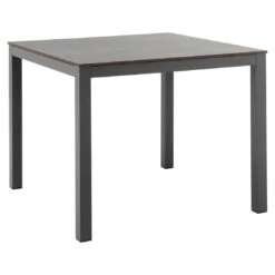 OUTLIV. Gartentisch-Platte 90x90cm HPL Zement Dunkel -Garten Grill Geschäft outliv tischplatte 90x90cm hpl 1355137 6