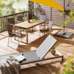 OUTLIV. Gartentisch-Platte 200x100cm Teak Natur -Garten Grill Geschäft outliv tischplatte teak natur 200x100cm 2