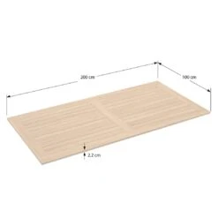 OUTLIV. Gartentisch-Platte 200x100cm Teak Natur -Garten Grill Geschäft outliv tischplatte teak natur 200x100cm 7