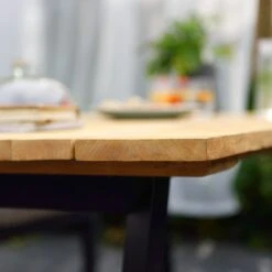 LifestyleGarden Jimmy Gartentisch 216x99cm Aluminium/Teakholz Recycelt Magnesium Grau/Teak -Garten Grill Geschäft scancom jimmy gartentisch 216x99cm aluminium teak recycel magnesium grau teak 1307870 8