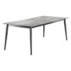 Sieger Gartentisch 220x100cm Aluminium/Polytec Eisengrau/Beton Hell -Garten Grill Geschäft sieger gartentisch 220x100cm aluminium polytec rundrohr 1395749 1