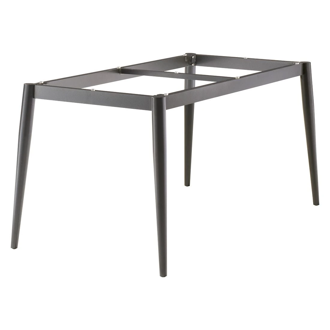 Sieger Gartentisch-Gestell 140x70 Cm Aluminium/Rundrohr Eisengrau 3 Sieger Gartentisch-Gestell 140x70 Cm Aluminium/Rundrohr Eisengrau