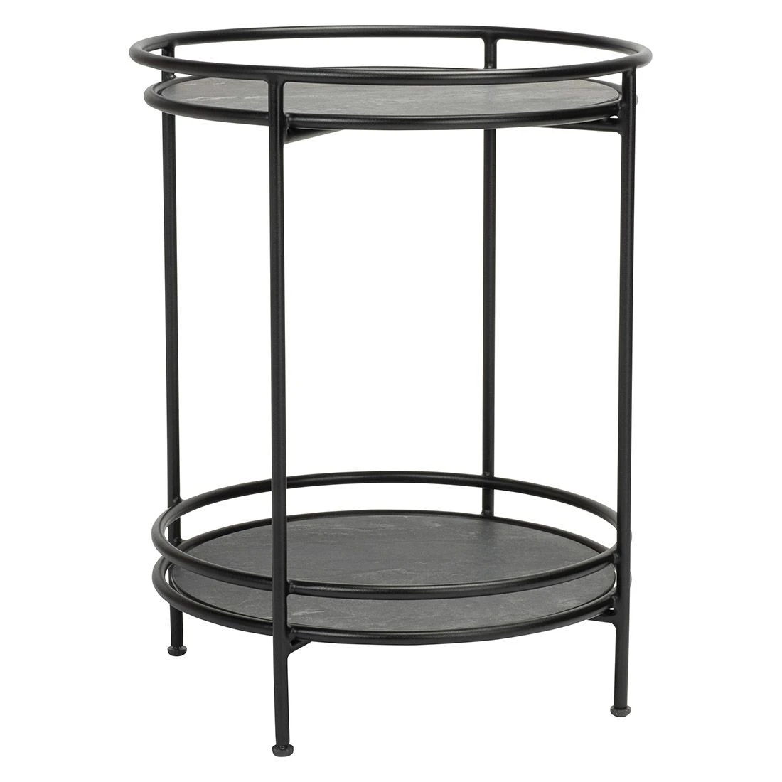 Stern Charles Beistelltisch 52x52cm Aluminium/Silverstar Schwarz Matt/Slate 3 Stern Charles Beistelltisch 52x52cm Aluminium/Silverstar Schwarz Matt/Slate