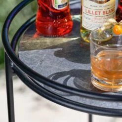 Stern Charles Beistelltisch 52x52cm Aluminium/Silverstar Schwarz Matt/Slate 8 Stern Charles Beistelltisch 52x52cm Aluminium/Silverstar Schwarz Matt/Slate -Garten Grill Geschäft stern charles beistelltisch 52x52cm aluminium silverstar 1454027 2