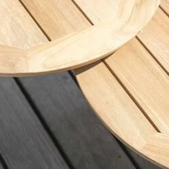 Stern Frida Beistelltisch Aluminium/Teak Schwarz Matt/Natur -Garten Grill Geschäft stern frida beistelltisch durchm65x43 cm aluminium teak 1357755 3