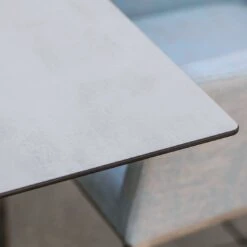 Stern Kufentisch Edelstahl/Silverstar 2.0 Silber/Zement Hell -Garten Grill Geschäft stern kufentisch 160x90cm edelstahl silverstar 2 0 943946 2