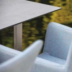 Stern Kufentisch Edelstahl/Silverstar 2.0 Silber/Zement Hell -Garten Grill Geschäft stern kufentisch 160x90cm edelstahl silverstar 2 0 943946 3