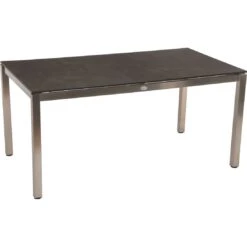 Stern Gartentisch-Gestell 160x90cm Edelstahl Vierkantrohr -Garten Grill Geschäft stern tischgestell 160x90 cm edelstahl mit vierkantrohr 4