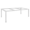Stern Tischgestell 200x100 Cm Aluminium Weiß -Garten Grill Geschäft stern tischgestell 200 x 100 cm aluminium weiss 1